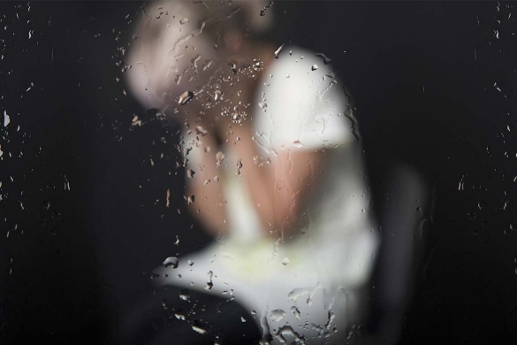 woman crying