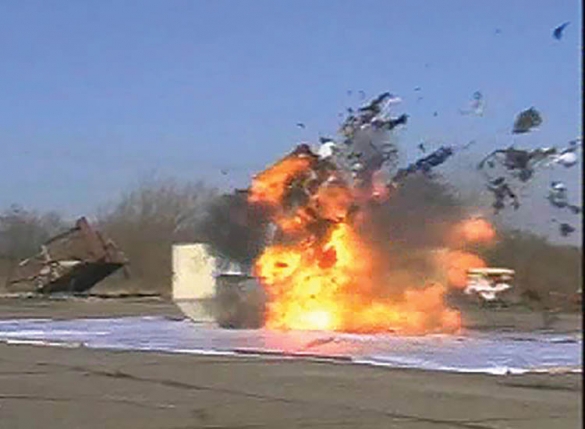 Lockerbie explosion tests