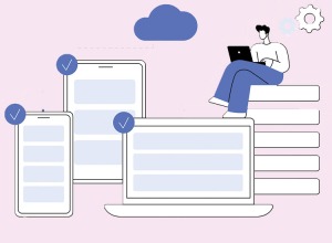 man on computer in clouds 91p20